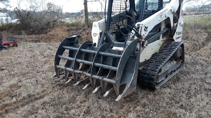 Cid Heavy Duty Grapple Rake | Hdgr Series | Width 63" To 96" | 12–18 Gpm | For Skid Steers 1