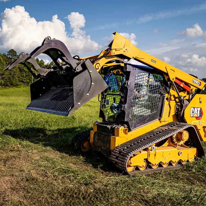 Cid Heavy Duty Rock Grapple | Working Width 63" To 81" | 15–20 Gpm | For Skid Steers 1