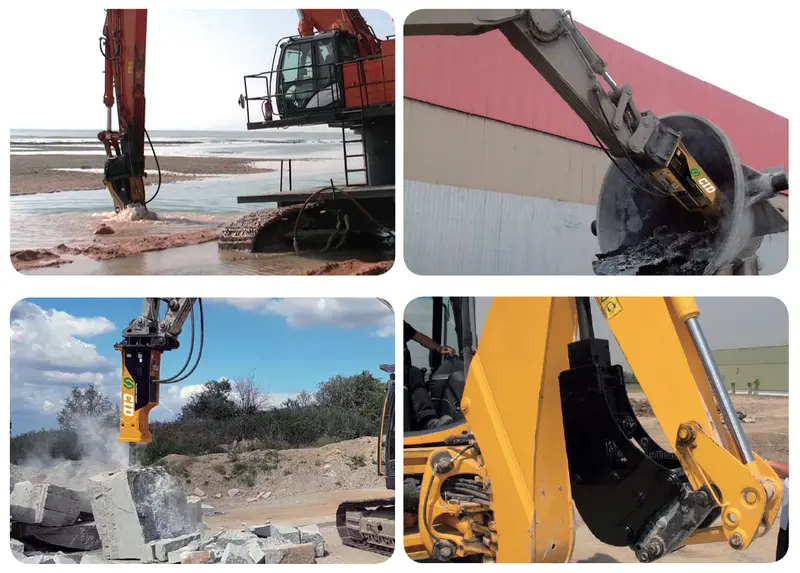 Cid Hydraulic Breaker / Hammer | Cbr Series | Energy Class 225-1000 Ft-Lbs | Machine Size 0.8-8.8 Tons | For Excavators 1