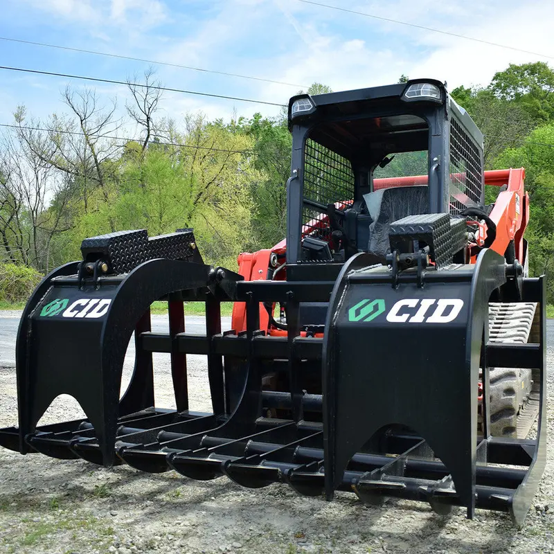 Cid Monster Root Grapple | Mxdrg Series | Grapple Width 72"-96" | 15–25 Gpm | For Skid Steers 1