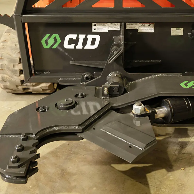 Cid Rotating Tree Shear Attachment | Manual & Hydraulic Rotating | Cutting Capacity 12" | 14-25 Gpm | For Skid Steers 2