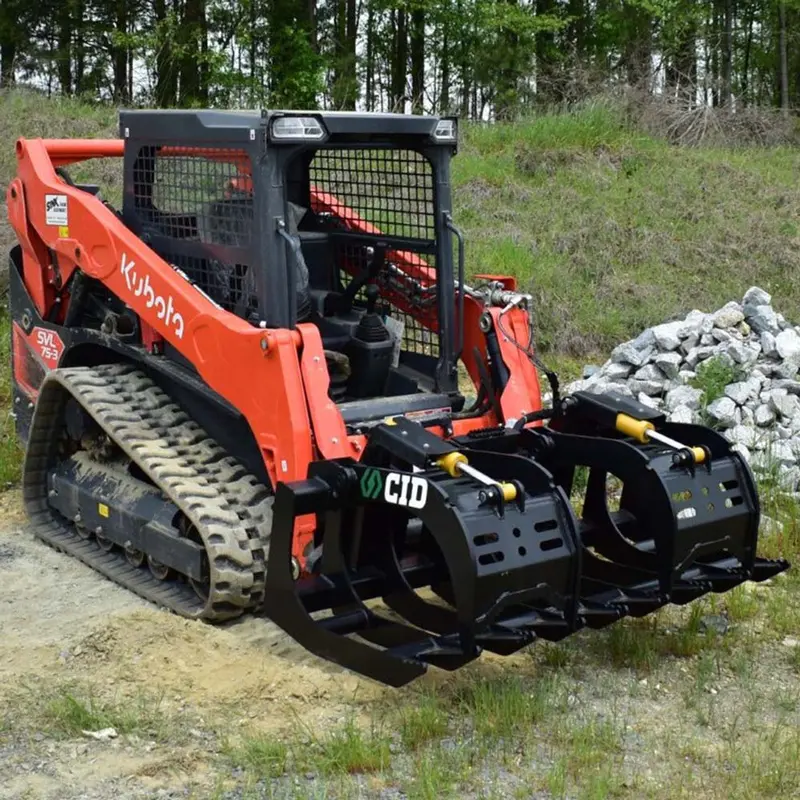 Cid Severe Duty Root Grapple | Width 72" & 84" | 18–25 Gpm | For Skid Steers 1