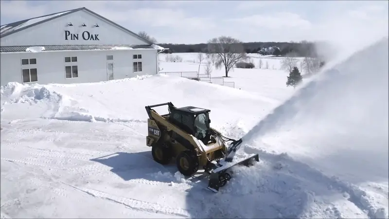 Cid Snow Blower | Working Width 60" To 84" | 15-25 Gpm | For Skid Steers 1