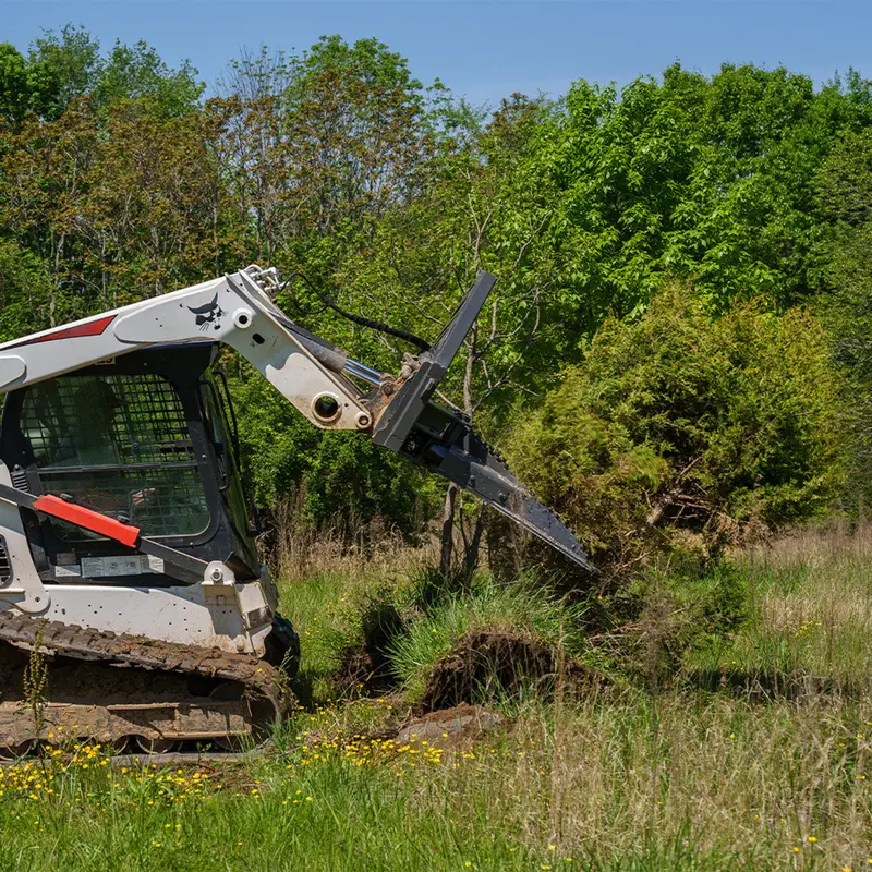 Cid Terminator Tree & Stump Remover | Jaw Opening 48" | 14-26 Gpm | For Skid Steers 1