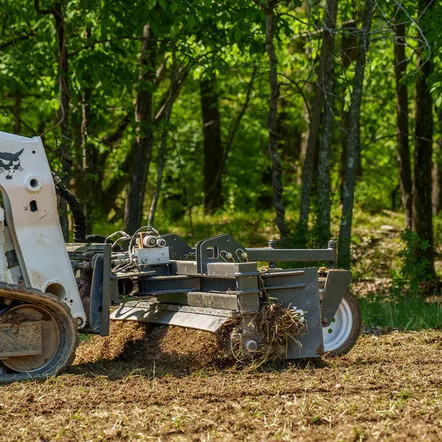Cid X-Treme Power Rake | Width 72" & 90" | 18–25 Gpm | For Skid Steers 1