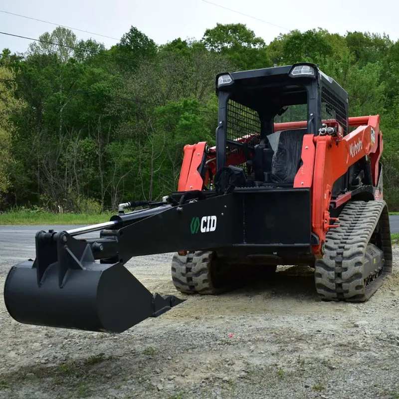 Cid X-Treme Stiff Arm Backhoe | Bucket Size 8" To 24" | Digging Depth 84" | 10–15 Gpm | For Skid Steers 1
