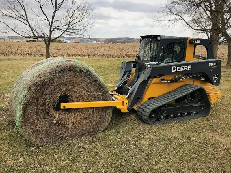 Cl Fabrication Bale Unroller | Width 60" Inches | Oil Flow Range 12-30 Gpm | For Skid Steer 1