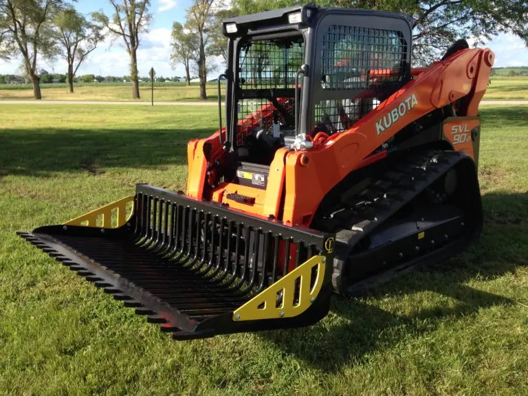 Cl Fabrication Ez Rock Bucket | Width 56" To 90" Inches | Oil Flow Range 15 To 25 Gpm | For Large Skid Steers 1