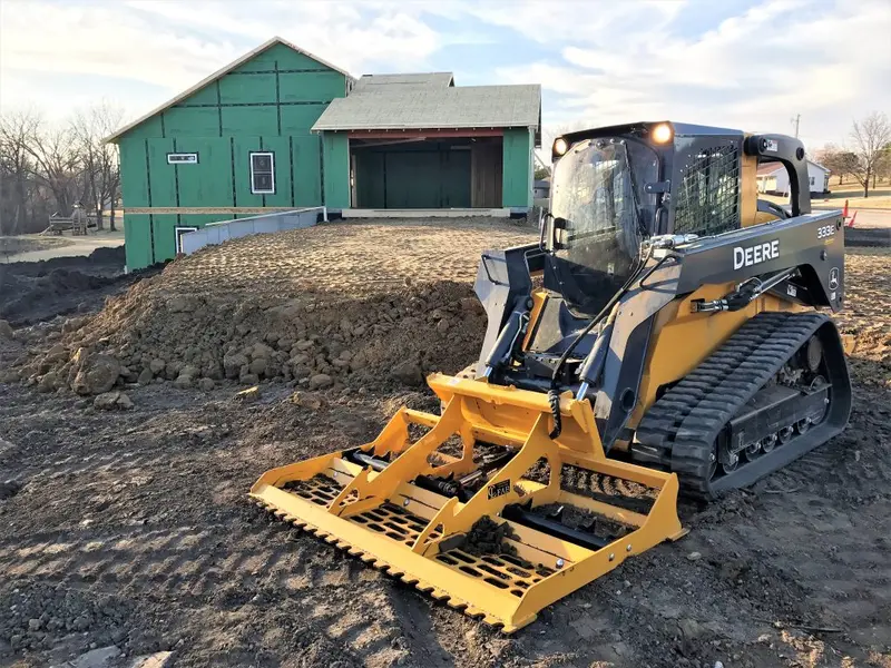 Cl Fabrication Land Leveler/ Grader | Width 60"-93" Inches | For Skid Steer Loaders 1