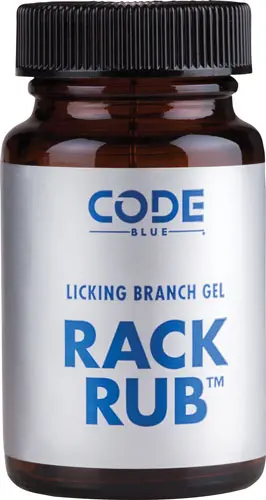 Code Blue Deer Lure Rack - Rub Licking Branch Gel 2Oz. 1