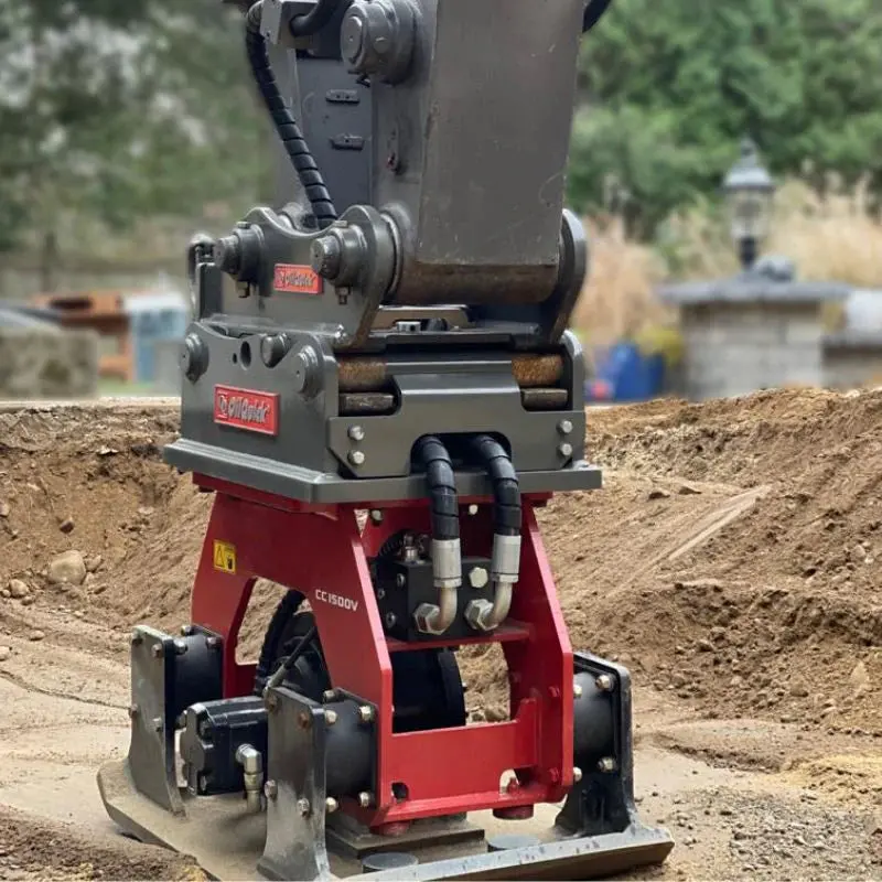 Connect Work Tools Plate Compactor | Model Cc20k | Plate 32" × 46" | 20 To 40 Ton | For Excavators 1