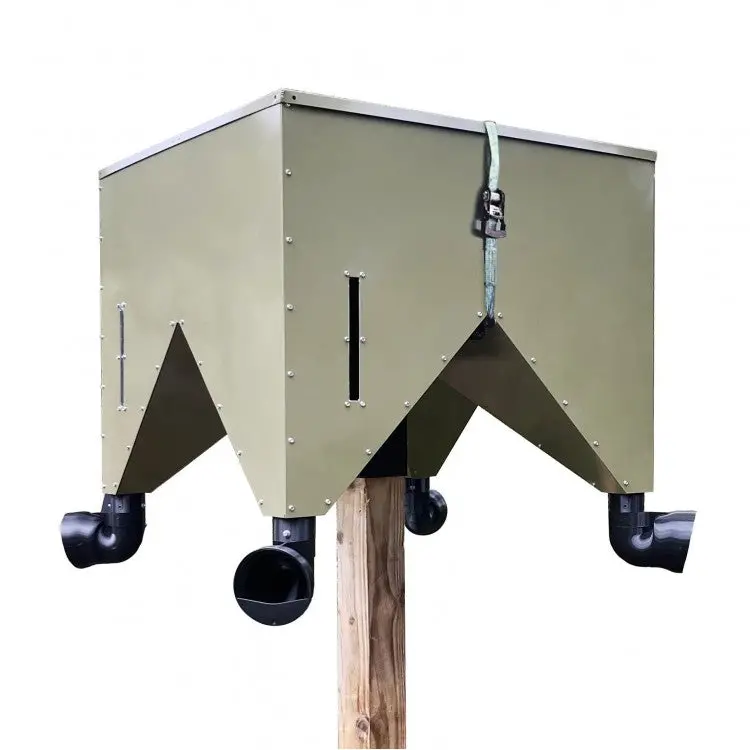 Coonless Feeders | Hunting Fishing Deer Feeder | 1000 Pound Capacity | 1, 6 & 9 Individual Feeder Kits Options 1