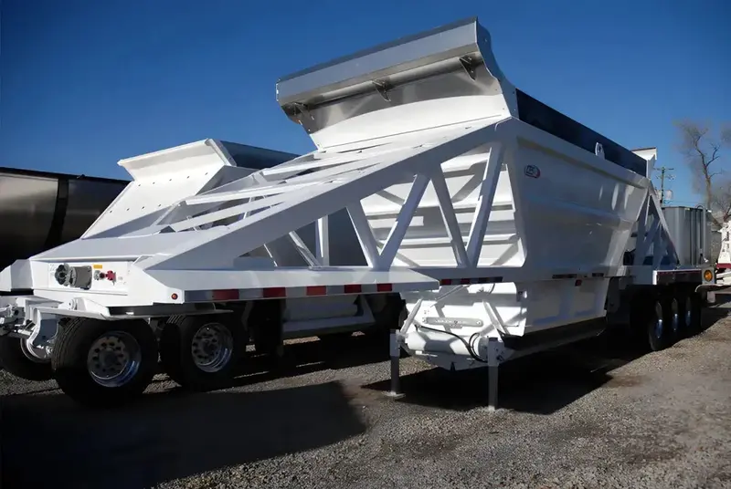 Cps 3-Axle Bottom Dump Trailer | Model 4B340a200 | Overall Length 40' | Overall Width 96" | Capacity 23 Cubic Yards 1