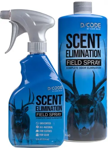 D-Code Scent Elimination Spray - Refill Combo 12Fl Oz/32Fl Oz 1