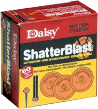 Daisy Shatterblast Targets  2" - 60Pk Non-Toxic Biodergradable 1
