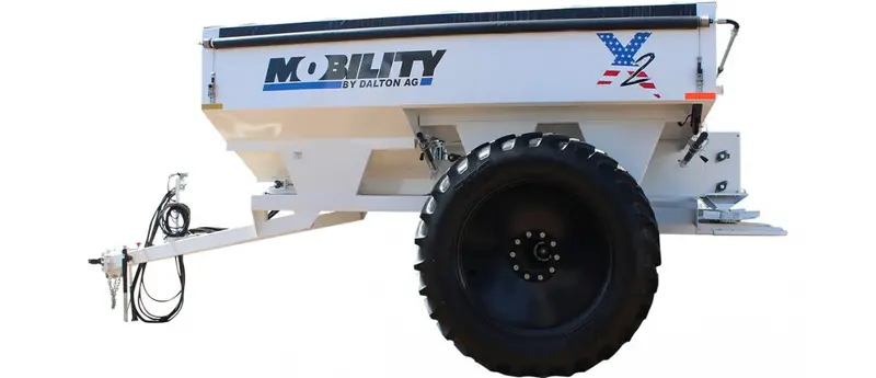 Dalton Ag X2 Dry Fertilizer Spreaders With Dual Tires |Model  X2 1055, |X2 1064| X2 1073 1