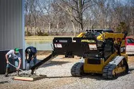 Danuser Auger Bucket Discharge F/Asphalt | Width 21.5" | Hydraulic Flow 12 Gpm | For Skid Steers 1