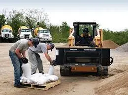 Danuser Auger Bucket Discharge F/Sandbagging | Width 21.5" | Hydraulic Flow 12 Gpm | For Skid Steers 1
