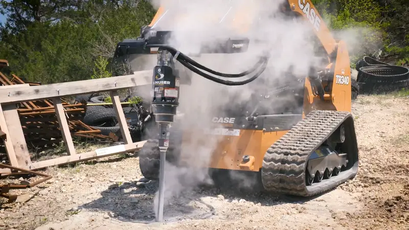 Danuser | Auger Drive | Ep615 | 2" Hex Shaft | 24" Max Auger Diameter | 6–15 Gpm Hydraulic Flow | For Mini Skid Steer 1