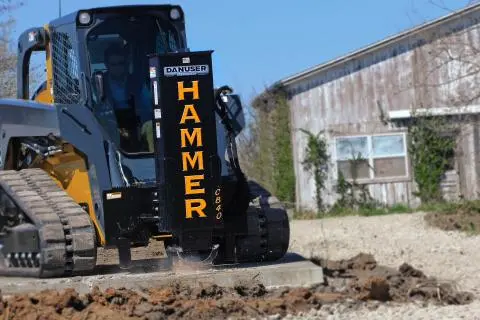 Danuser | Hammer | Model Cb40 | Width 25.1" | Oil Flow Range 12–30 Gpm | For Skid Steers 1