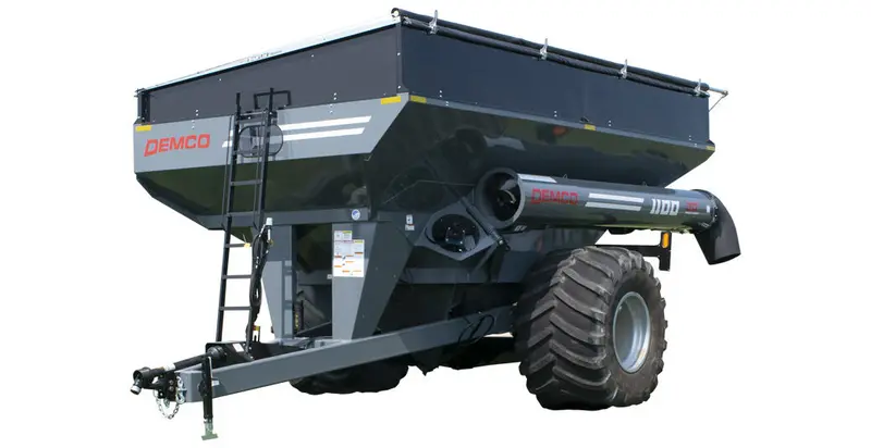 Demco Single Auger Grain Cart | Model 1000 & 1100 | Total Weight 12,920 To 13,110 Lbs | Horsepower 175+ Hp | For Tractors 2