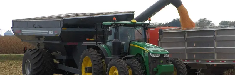 Demco Single Auger Grain Carts | Model 1300 & 1500 | Tread Width 112" To 193" | Horsepower 200+ | For Tractor 1