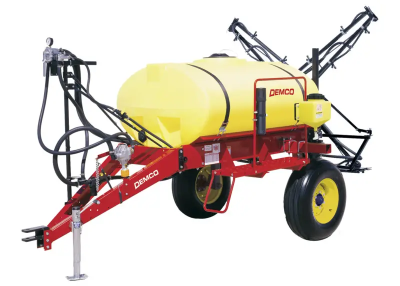 Demco | Single Axle Sprayer | Model 300 Gallon | 21' To 60' Boom | Adjustable 60" To 80" Wheel Spacing | Horsepower 40 To 75 Hp | For Tractors 1