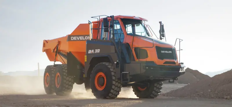 Develon | Articulated Dump Truck | Model Da30-5 | Capacity 22.0 Yd³ | Horsepower 362.1 Hp | For Heavy-Duty Earthmoving & Off-Road Hauling 2