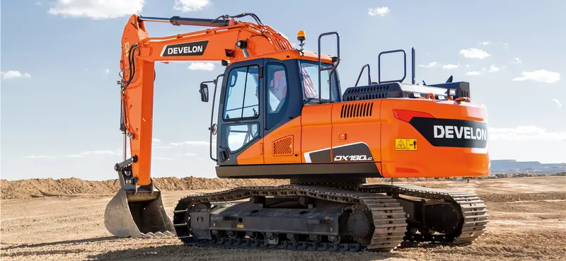 Develon | Crawler Excavator | Model Dx180lc-5 | Dig Depth 20' 0" | 127.3 Hp | 18.8 Tons | For Heavy-Duty Excavation & Precision Earthmoving 2