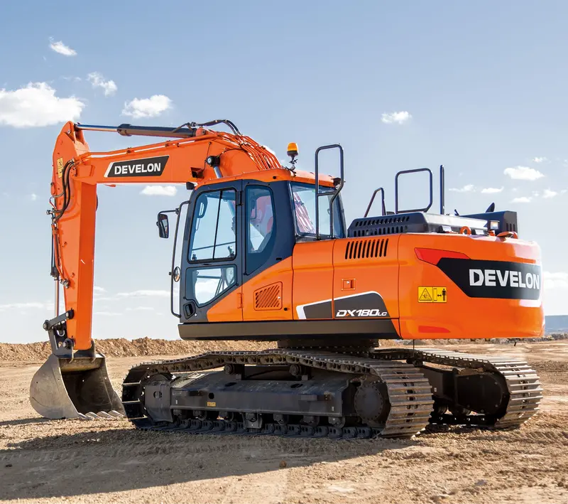 Develon | Crawler Excavator | Model Dx180lc-5 | Dig Depth 20' 0" | 127.3 Hp | 18.8 Tons | For Heavy-Duty Excavation & Precision Earthmoving 4