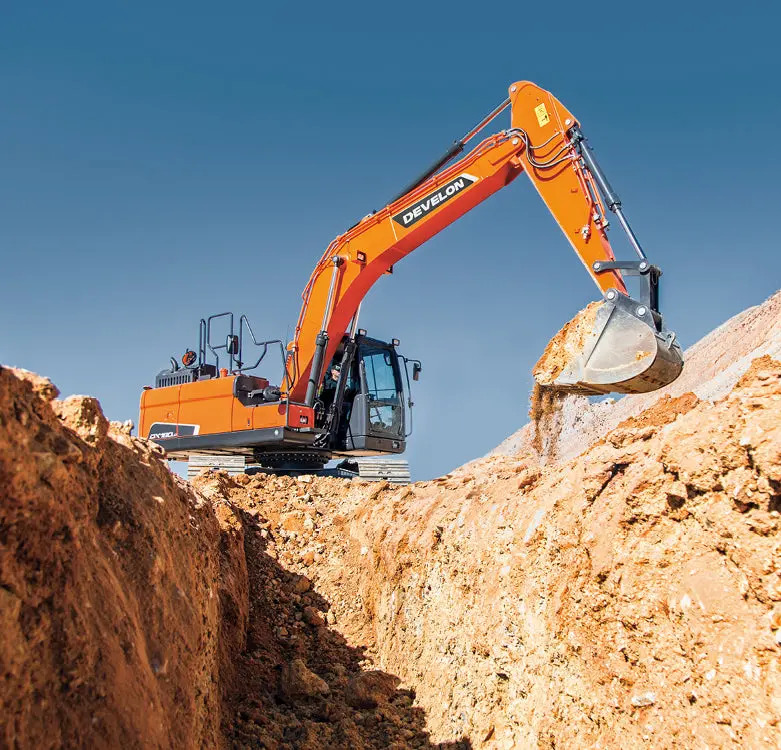 Develon | Crawler Excavator | Model Dx180lc-5 | Dig Depth 20' 0" | 127.3 Hp | 18.8 Tons | For Heavy-Duty Excavation & Precision Earthmoving 5