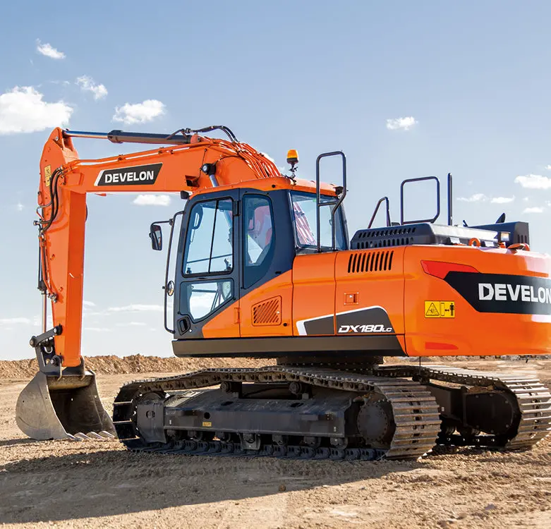 Develon | Crawler Excavator | Model Dx180lc-5 | Dig Depth 20' 0" | 127.3 Hp | 18.8 Tons | For Heavy-Duty Excavation & Precision Earthmoving 6