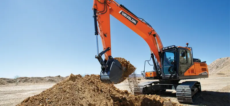Develon | Crawler Excavator | Model Dx225lc-7 | Dig Depth 21' 7" | 162.3 Hp | 26 Tons | For Construction & Deep Excavation 1