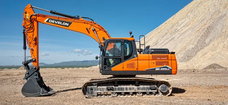 Develon | Crawler Excavator | Model Dx225lc-7X | Dig Depth 21' 7" | 162.3 Hp | 26 Tons | For Precision Earthmoving & Rugged Jobsite 1