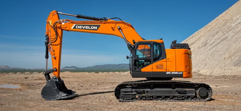 Develon | Crawler Excavator | Model Dx350lcr-7 | Dig Depth 22' 10" | 266.9 Hp | 40 Tons | For Heavy Construction, Demolition, & Infrastructure 1