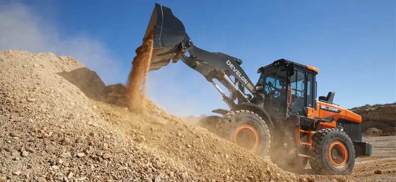 Develon | Wheel Loader | Model Dl200-7 | Width 8' 4.4" | Horsepower 142.1 Hp | For Construction, Agriculture, & Snow Removal 4