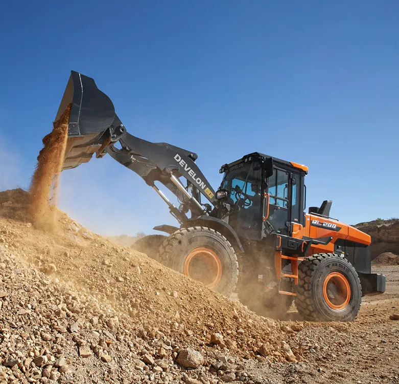 Develon | Wheel Loader | Model Dl200-7 | Width 8' 4.4" | Horsepower 142.1 Hp | For Construction, Agriculture, & Snow Removal 6