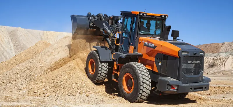 Develon | Wheel Loader | Model Dl200-7 | Width 8' 4.4" | Horsepower 142.1 Hp | For Construction, Agriculture, & Snow Removal 7