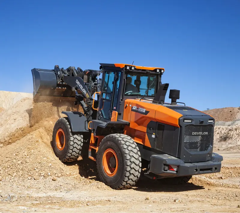 Develon | Wheel Loader | Model Dl200-7 | Width 8' 4.4" | Horsepower 142.1 Hp | For Construction, Agriculture, & Snow Removal 8