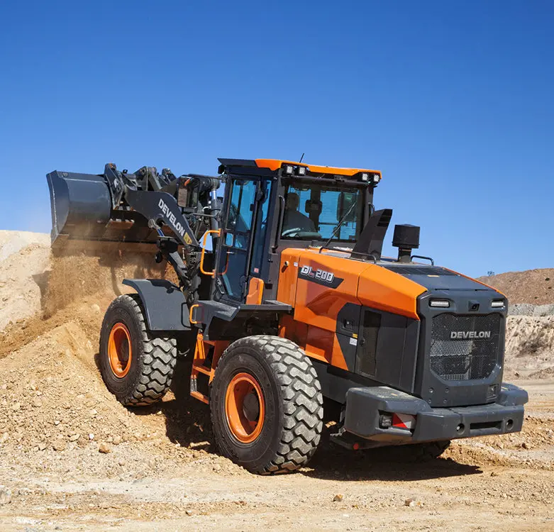 Develon | Wheel Loader | Model Dl200-7 | Width 8' 4.4" | Horsepower 142.1 Hp | For Construction, Agriculture, & Snow Removal 9
