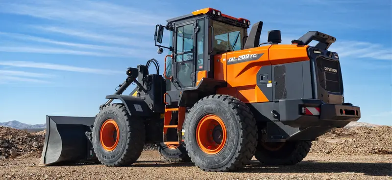 Develon | Wheel Loader | Model Dl200tc-7 | Width 8' 4.4" | Horsepower 142.1 Hp | For Construction, Agriculture & Material 1