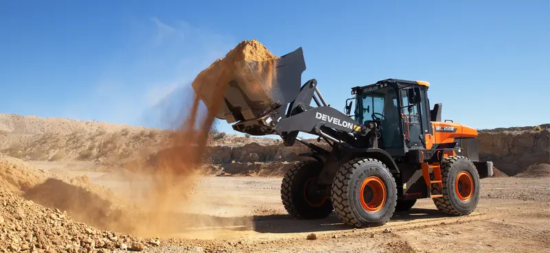 Develon | Wheel Loader | Model Dl220-7 | Width 8' 4.4" | Horsepower 159.6 Hp | For Construction, Agriculture & Material Handling 1