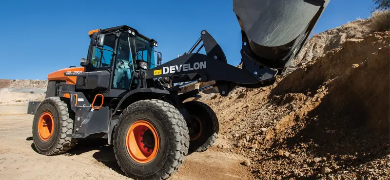 Develon | Wheel Loader | Model Dl250-7 | Width 8' 11.9" | Horsepower 171.6 Hp | For Construction, Agriculture & Heavy Lifting 1