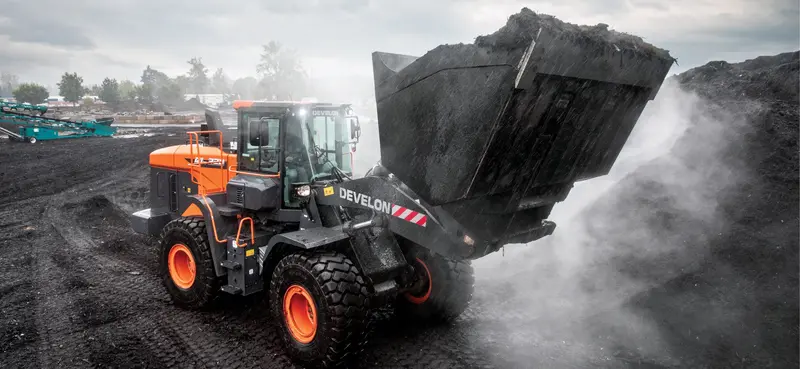 Develon | Wheel Loader | Model Dl320-7 | Width 9' 6.9" | Horsepower 270.9 Hp | For Construction, Material Handling, & Agriculture 1