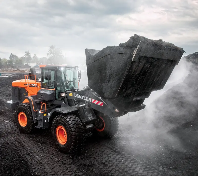 Develon | Wheel Loader | Model Dl320-7 | Width 9' 6.9" | Horsepower 270.9 Hp | For Construction, Material Handling, & Agriculture 4
