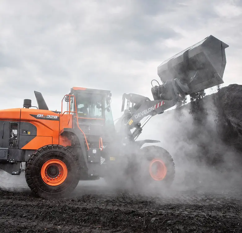 Develon | Wheel Loader | Model Dl320-7 | Width 9' 6.9" | Horsepower 270.9 Hp | For Construction, Material Handling, & Agriculture 5