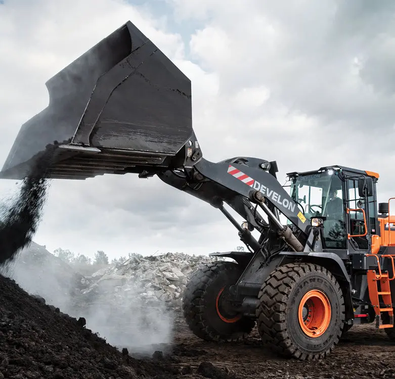 Develon | Wheel Loader | Model Dl320-7 | Width 9' 6.9" | Horsepower 270.9 Hp | For Construction, Material Handling, & Agriculture 6