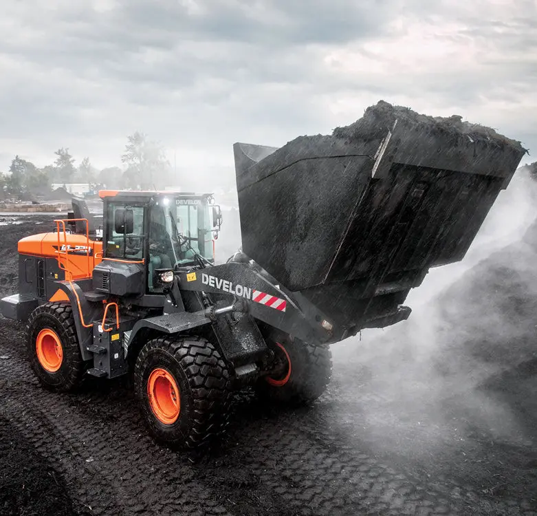 Develon | Wheel Loader | Model Dl320-7 | Width 9' 6.9" | Horsepower 270.9 Hp | For Construction, Material Handling, & Agriculture 7