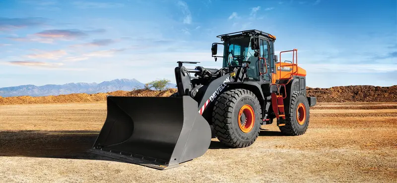 Develon | Wheel Loader | Model  Dl380-7 | Width 10' 2.4" | Horsepower 270.9 Hp | For Heavy Lifting In Construction, Mining, & Material Handling 1