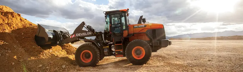Develon | Wheel Loader | Model Dl380-7 | Width 10' 2.4" | Horsepower 270.9 Hp | For Heavy Lifting In Construction, Mining, & Material Handling 8